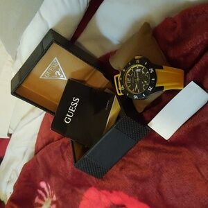 Men's SEXXXY NAUGHTY Large authentic GUESS WATCH NEW IN GIFT 🎁 BOX 💝